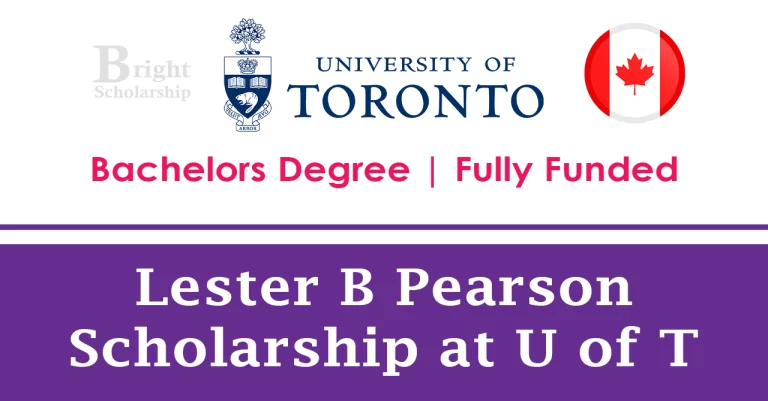 Lester B. Pearson International Scholarship